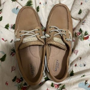 Brand new Sperry topsiders.  Do not have the box.  They have never been worn